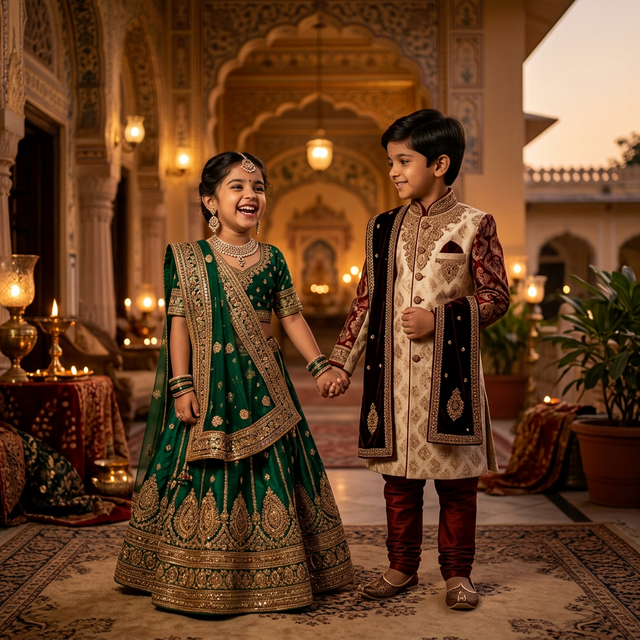 Raw Silk 3pc Set Detail